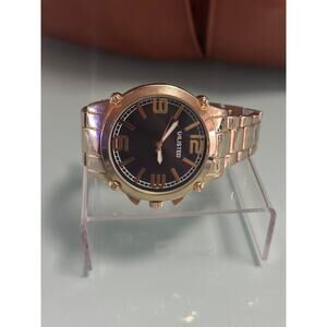 Men's UNLISTED by Kenneth Cole Gold-Tone Watch with Black Dial